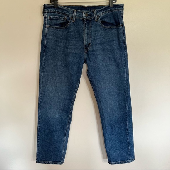 Men’s Levi’s 505 Medium Wash Jeans Size 34x30 Outdoors Utility - Picture 1 of 14